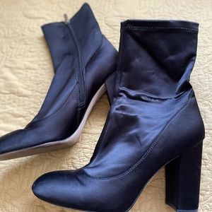 Sam Edelman Satin Ankle Booties